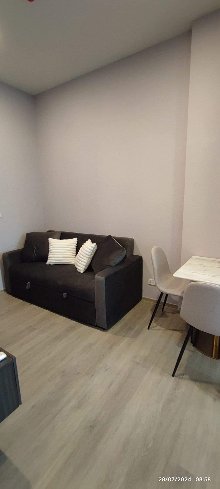 ปล่อยเช่าคอนโด Origin Plug & Play Ramintra (ออริจิ้น ปลั๊ก แอนด์ เพลย์ รามอินทรา) - 1ห้องนอน 1ห้องน้ำ 1ห้องนั่งเล่น - ใกล้ MRT รามอินทรา กม.9 - ขนาดห้อง 26.28 ตรม. ชั้น 15 ตึก E เลี้ยงสัตว์ไม่ได้นะ