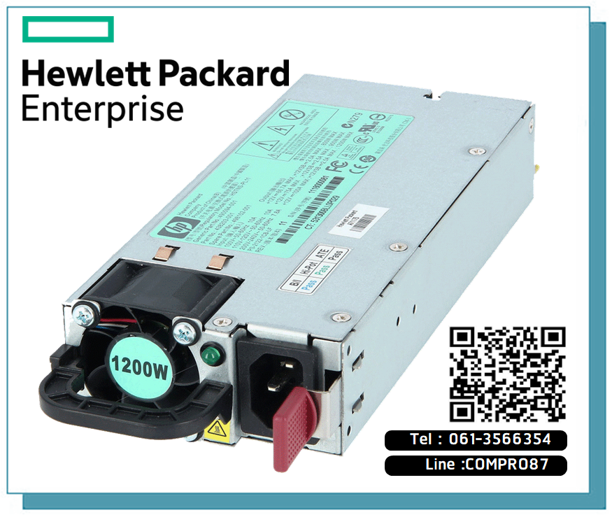 HP 1200W,Common Slot,Platinum,Hot Plug,Power Supply Kit,