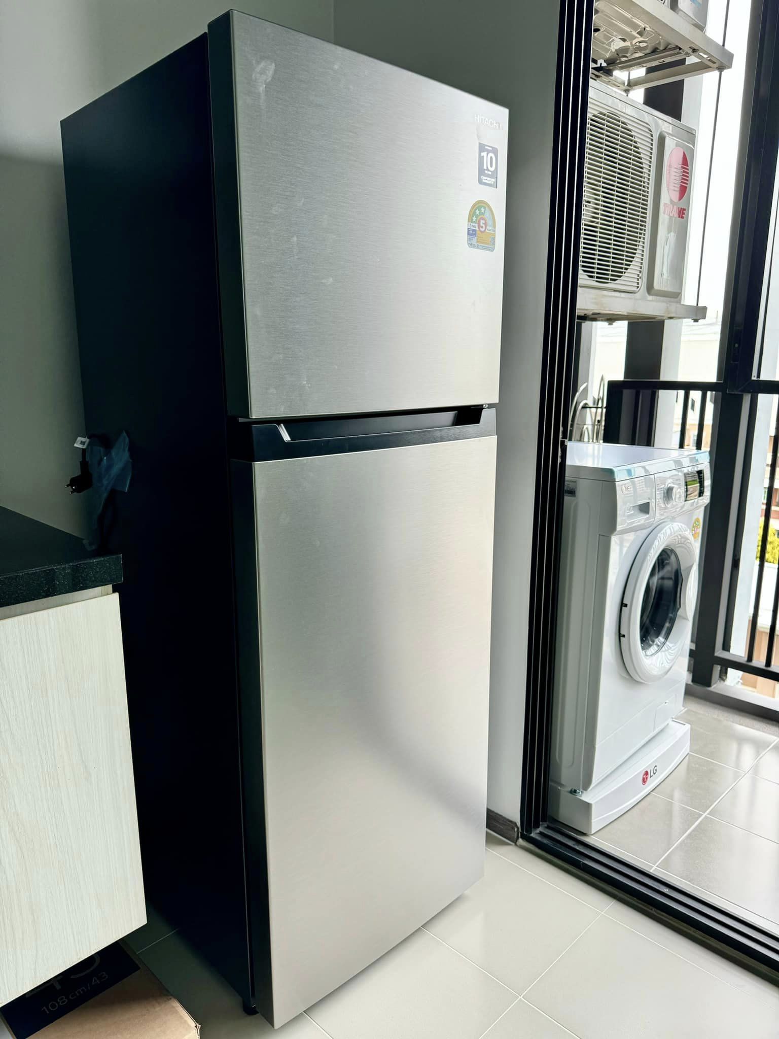 ปล่อยเช่าคอนโด The Base Park East Sukhumvit 77 (เดอะ เบส พาร์คอีสท์ สุขุมวิท 77) - ห้องตกแต่งใหม่เครื่องใช้ไฟฟ้าใหม่ 1ห้องนอน 1ห้องครัว 1ห้องน้ำ 1ห้องนั่งเล่น - ใกล้ BTS อ่อนนุช - ขนาดห้อง 31 ตรม. ชั้น 6 ทิศตะวันออก