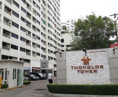 ปล่อยเช่าคอนโด Thonglor Tower (ทองหล่อ ทาวเวอร์) - 2ห้องนอน 1ห้องน้ำ 1ห้องนั่งเล่น - ใกล้ BTS ทองหล่อ - ขนาดห้อง 49 ตรม. ชั้น 13 ตึก A