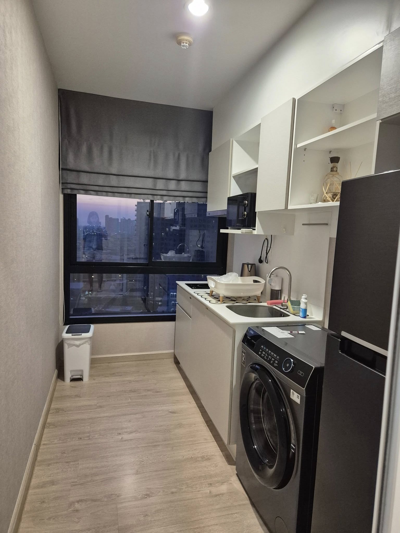 ให้เช่าห้องแบบ 1ห้องนอน 1ห้องน้ำ 1ครัวแยก โซนพื้นที่ MRT ท่าพระ คอนโด The Parkland Phetkasem-Thapra (เดอะ พาร์คแลนด์ เพชรเกษม – ท่าพระ) ขนาดห้อง 41 ตรม. ชั้น 18