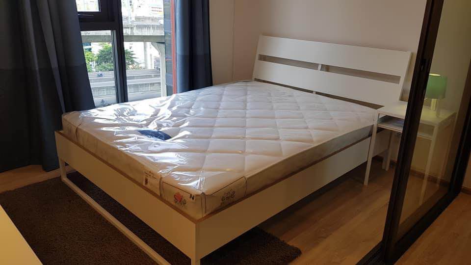 High Rise โซนพื้นที่ ARL รามคำแหง ให้เช่าห้องแบบ 1ห้องนอน 1ห้องน้ำ 1ครัวปิด คอนโด The Base Garden Rama 9 (เดอะ เบส การ์เด้น พระราม 9) ขนาดห้อง 31.25 ตรม. ชั้น 8