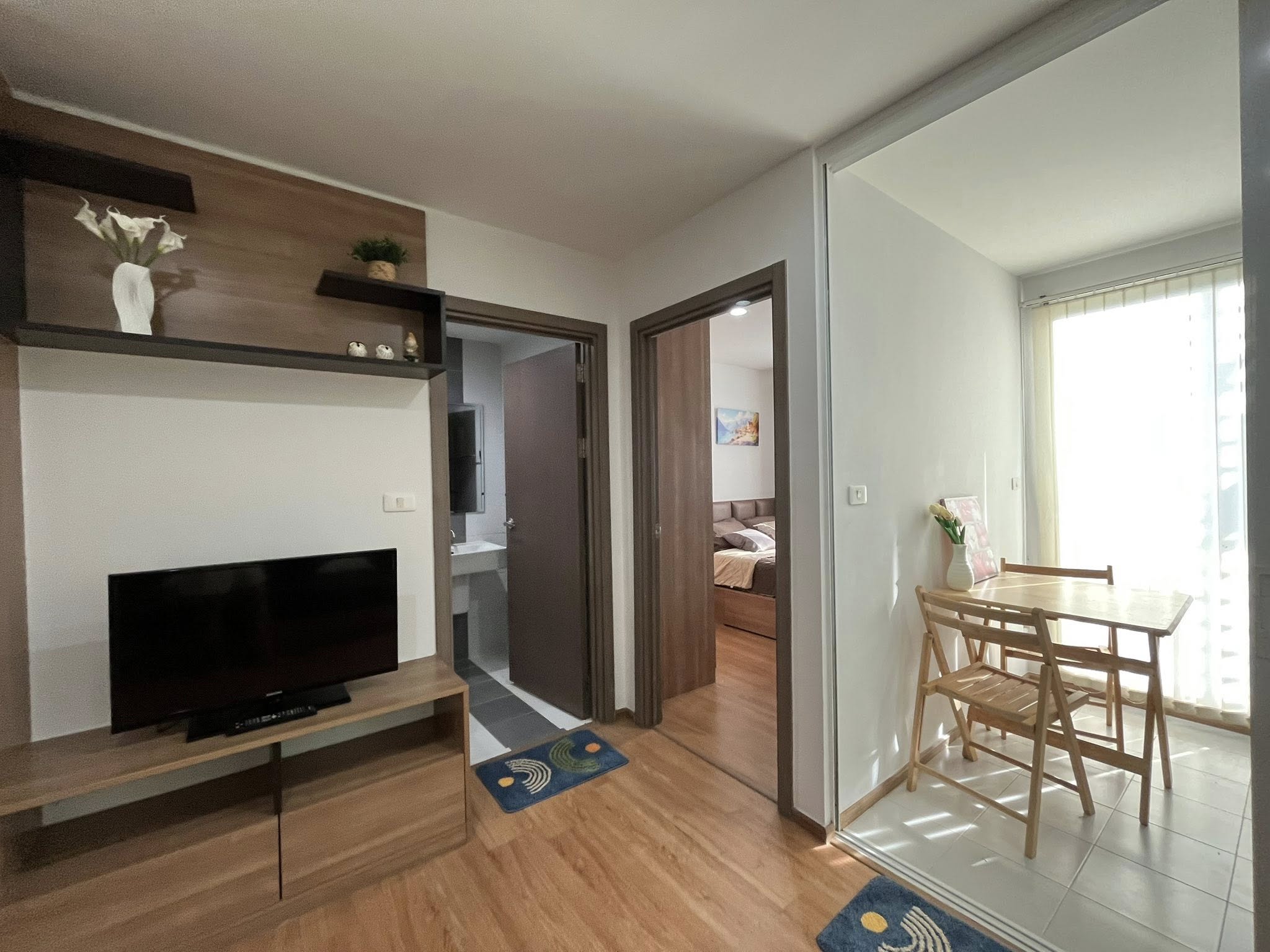 ให้เช่าคอนโด The Base Sukhumvit 77 (เดอะ เบส สุขุมวิท 77) โซน รถไฟฟ้า BTS อ่อนนุช ห้องแบบ 1ห้องนอน / 1ห้องน้ำ ขนาดห้อง 31 ตรม. ชั้น 10 ตึก B