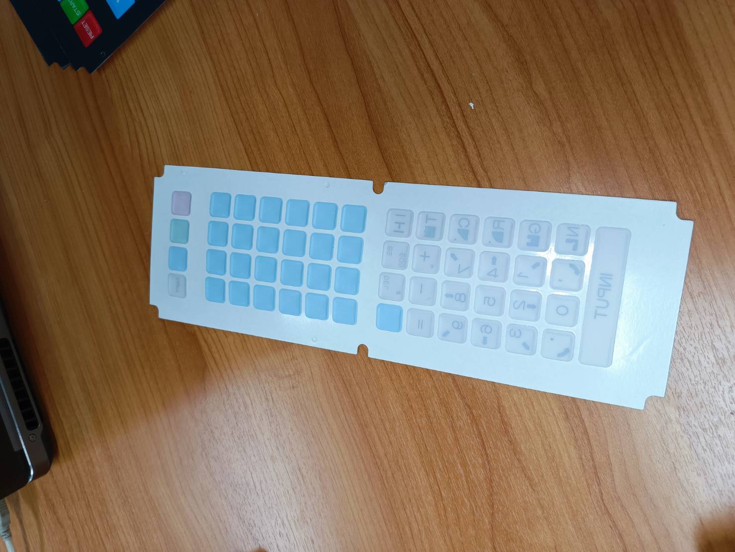 FANUC A98L-0001-0628#E Fanuc 10TF Keysheet สำหรับเครื่องกลึง