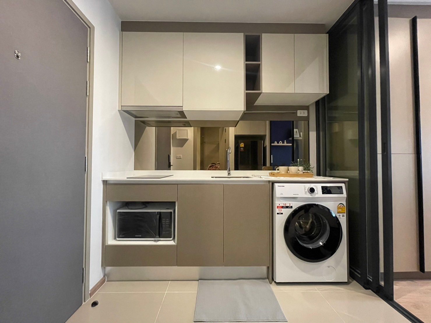 ให้เช่าห้องแบบ Studio 1ห้องน้ำ 1ครัวปิด โซนพื้นที่ MRT พระราม 9 คอนโด IDEO Rama 9-Asoke (ไอดีโอ พระราม 9-อโศก) High Rise ขนาดห้อง 27 ตรม. ชั้น 19