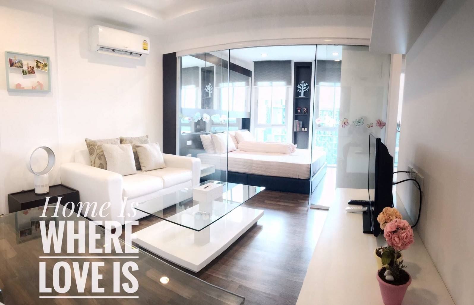 ให้เช่าคอนโด ปาร์ค เอ็กซ์โอ เกษตร-นวมินทร์ แต่งครบพร้อม