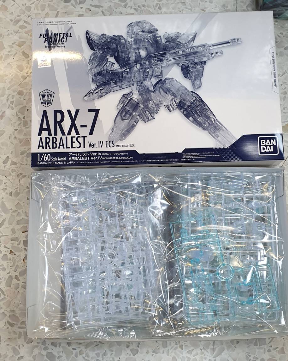 4549660308379 p-bandai 1/60 ARX-7 Arbalest Ver. IV (ECS Image Clear Color)*Japan Lot**