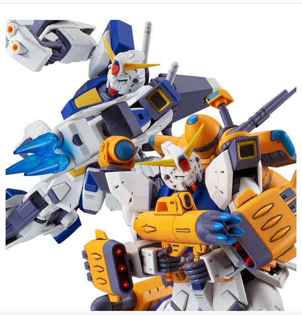 *กล่องบุบ** 4573102588494 (p-bandai) mission pack F type & M-type for mg F90 ** ไม่รวมหุ่น**