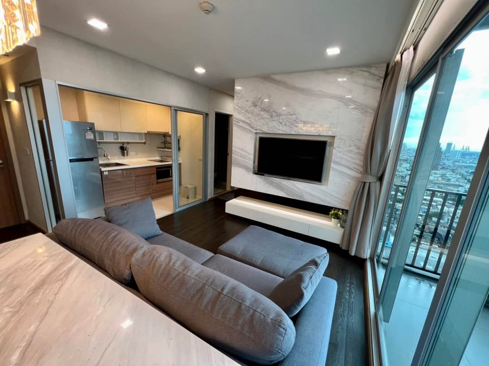 ให้เช่าคอนโด Fuse Chan-Sathorn (ฟิวส์ จันทน์-สาทร) โซนพื้นที่ ถนนจันทน์ 📍 ห้องแบบ 2ห้องนอน / 2ห้องน้ำ / โซนครัวปิด · ขนาดห้อง 57 ตรม. ชั้น 30 ตึก C