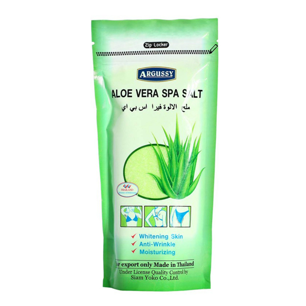 อากัสซี่ เกลือขัดผิวว่านหางจระเข้ (ALOE VERA SPA SALT) 300 กรัม