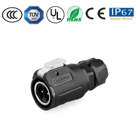 คอนเนคเตอร์ ขั้วต่อ ซ็อกเก็ต ปลั๊กไฟกันน้ำ กันฝุ่น M16 IP67