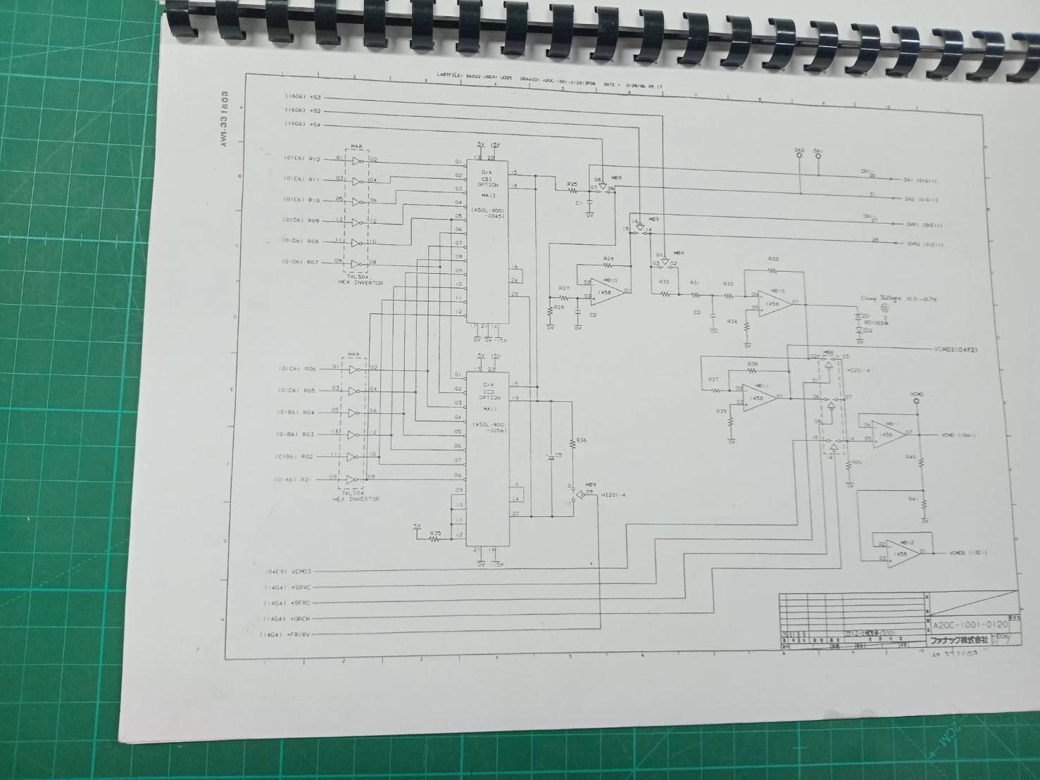 FANUC A06B-6055-H WIRING DIAGRAM