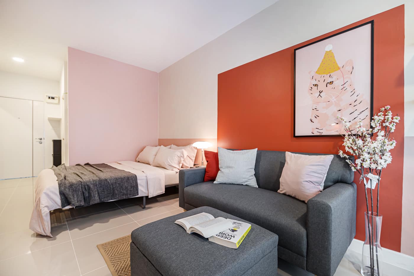 ให้เช่า A Space Sukhumvit 77 (เอ สเปซ สุขุมวิท 77) ตึก E ห้องพร้อมเข้าอยู่