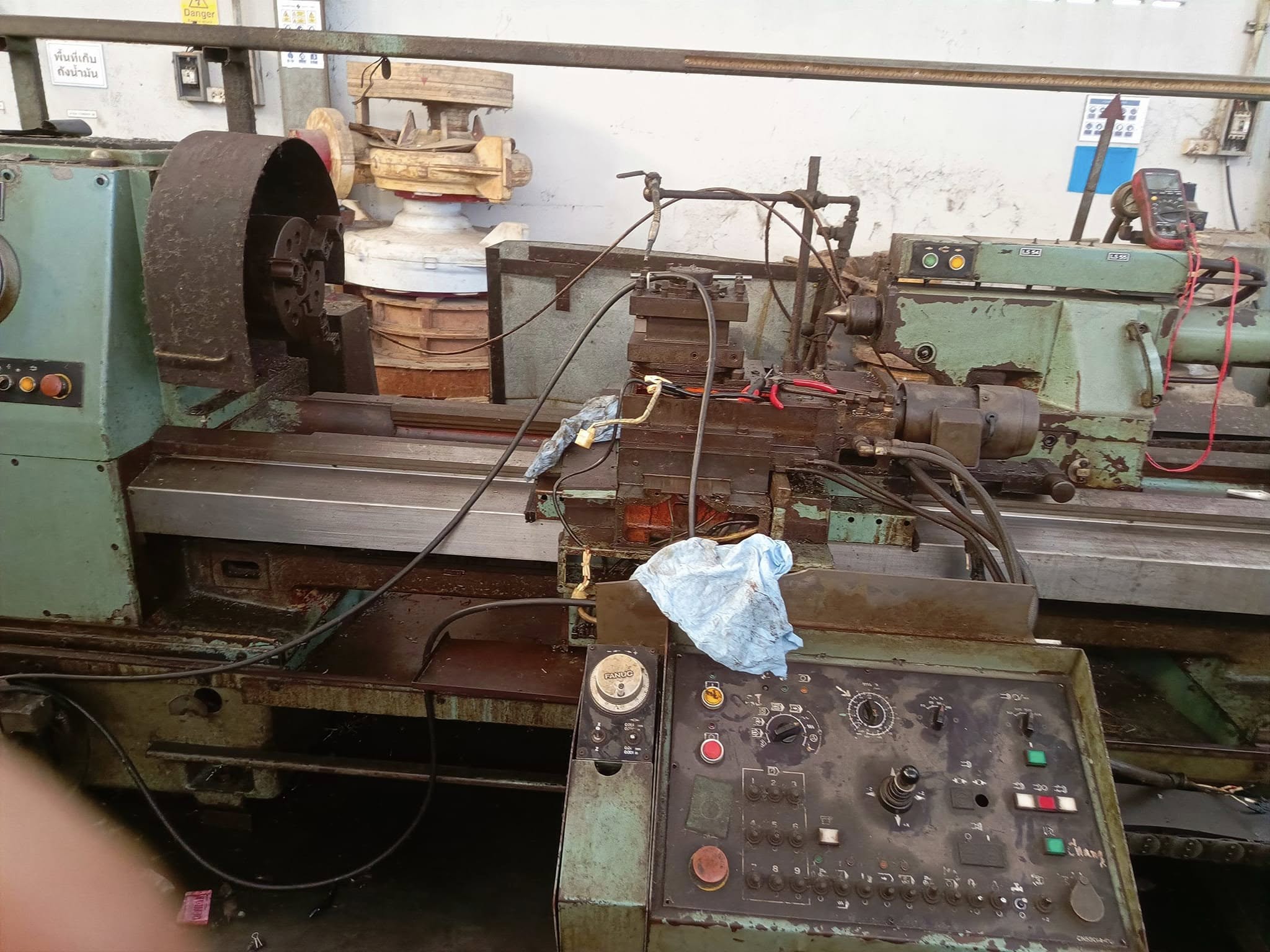 ซ่อมเครื่องกลึง TAKISAWA NH-1CNC LATHE FANUC 6T