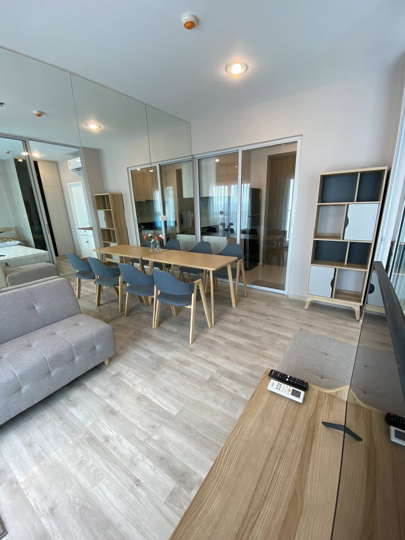 ให้เช่าคอนโด Niche Mono Ramkhamhaeng (นิช โมโน รามคำแหง) High Rise โซนพื้นที่ รามคำแหง ห้องแบบ 1ห้องนอน 1ห้องน้ำ ขนาดห้อง 28.75 ตรม. ชั้น 22 ตึก A