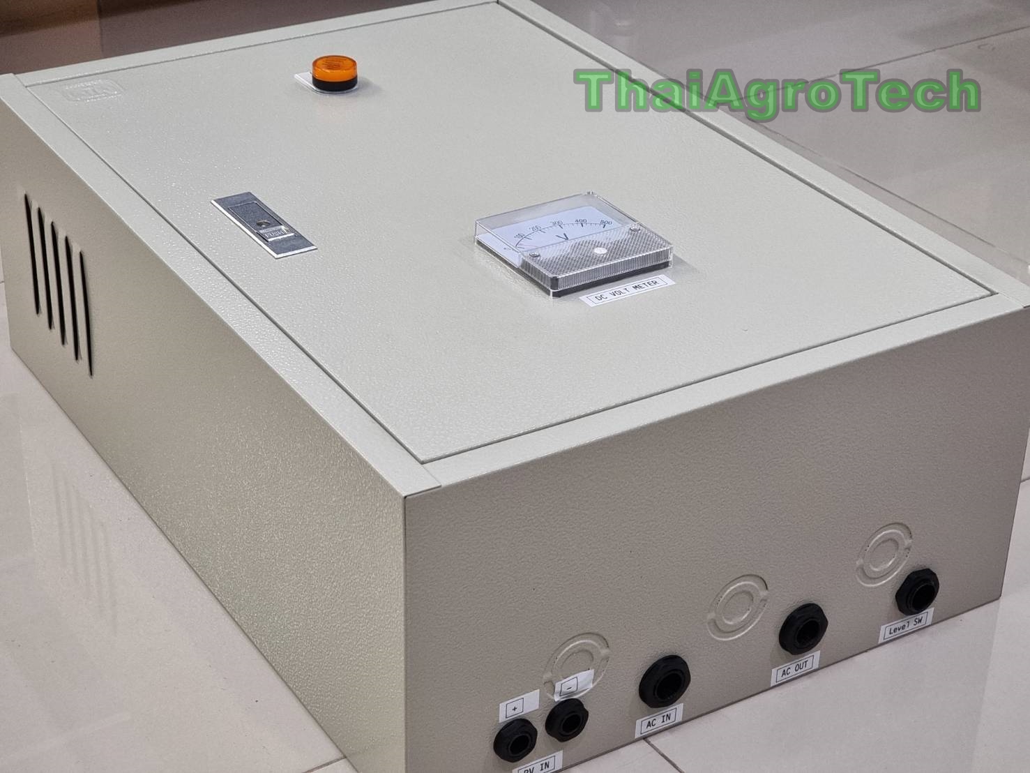 ตู้ควบคุมปั้มโซล่าเซลล์ใช้ไฟได้2ระบบ ไฟฟ้า-และโซล่าเซลล์ SOLAR PUMP INVERTER CONTROLLER 1-2.2 KW 1-3HP (1-3แรง 3PH 220Vac )