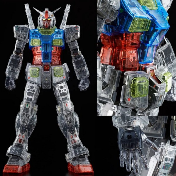 *เฉพาะพาสเกาะใส ไม่รวมหุ่น**Bandai 4573102614063 p-bandai clear color body for PG rx-78-2 unleashed