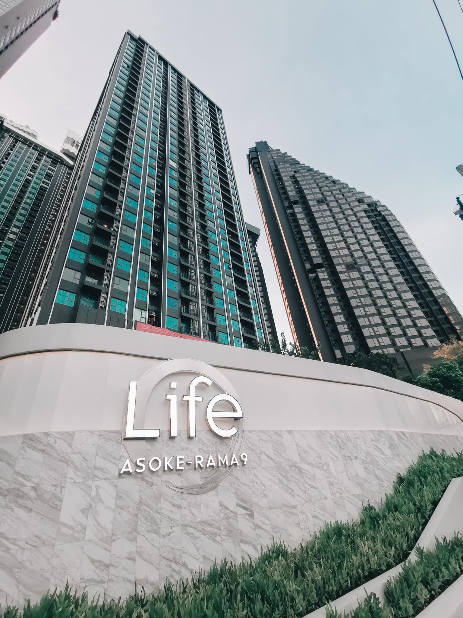 ให้เช่าคอนโด Life Asoke - Rama 9 (ไลฟ์ อโศก - พระราม 9) High Rise โซนพื้นที่ MRT พระราม 9 ห้องแบบ 1ห้องนอน 1ห้องน้ำ ขนาดห้อง 32 ตรม. ชั้น 22 ตึก A