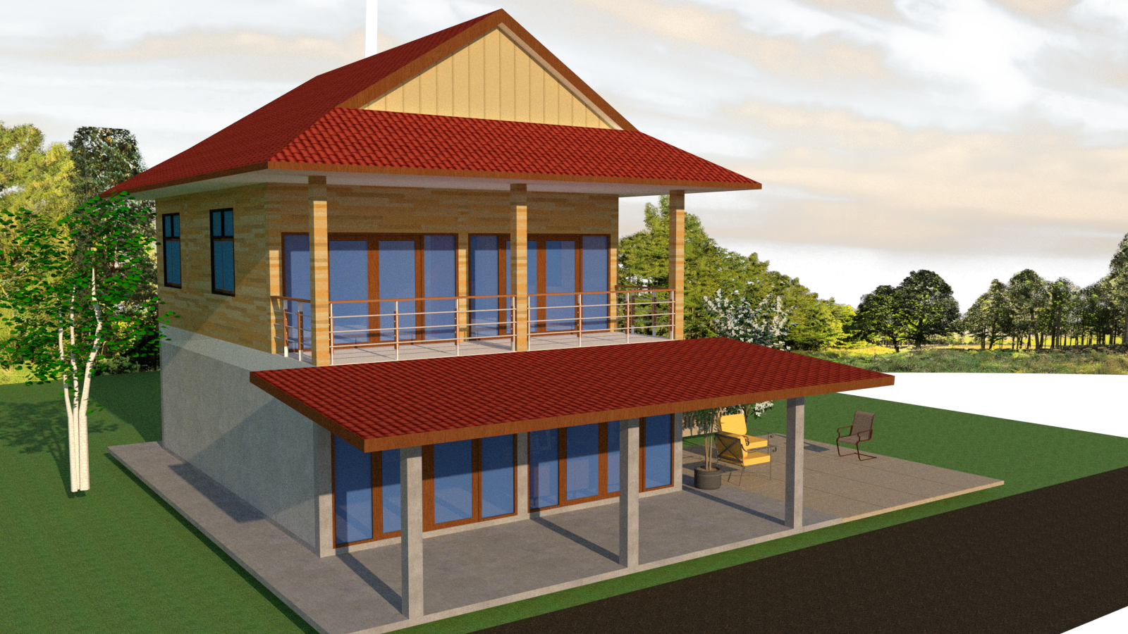 ❤️ใกล้ทะเล&ภูเขา บ้านเดี่ยว 2 ชั้น 3 ห้องนอน 2 ห้องน้ำ ประจวบคีรีขันธ์ Near Beach & Mountains 2 Storey Single House 3 Bedroom 2 Baht room Prachuap Khirikhan