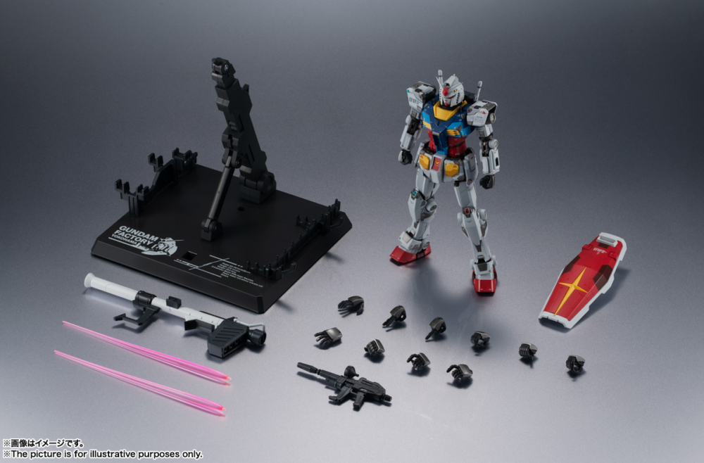 (เหลือ1ชิ้น ทักแชทก่อนโอน) 04573102604903 *ไม่มีกล่องน้ำตาล* chogokin rx-78F00 yokohama