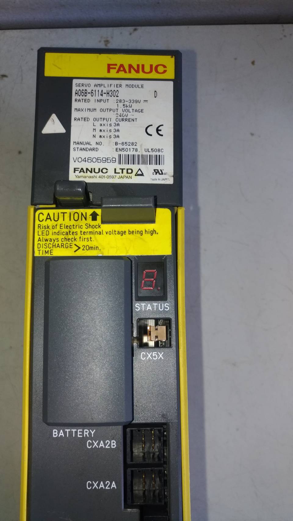FANUC A06B-6114-H302 SERVO DRIVE