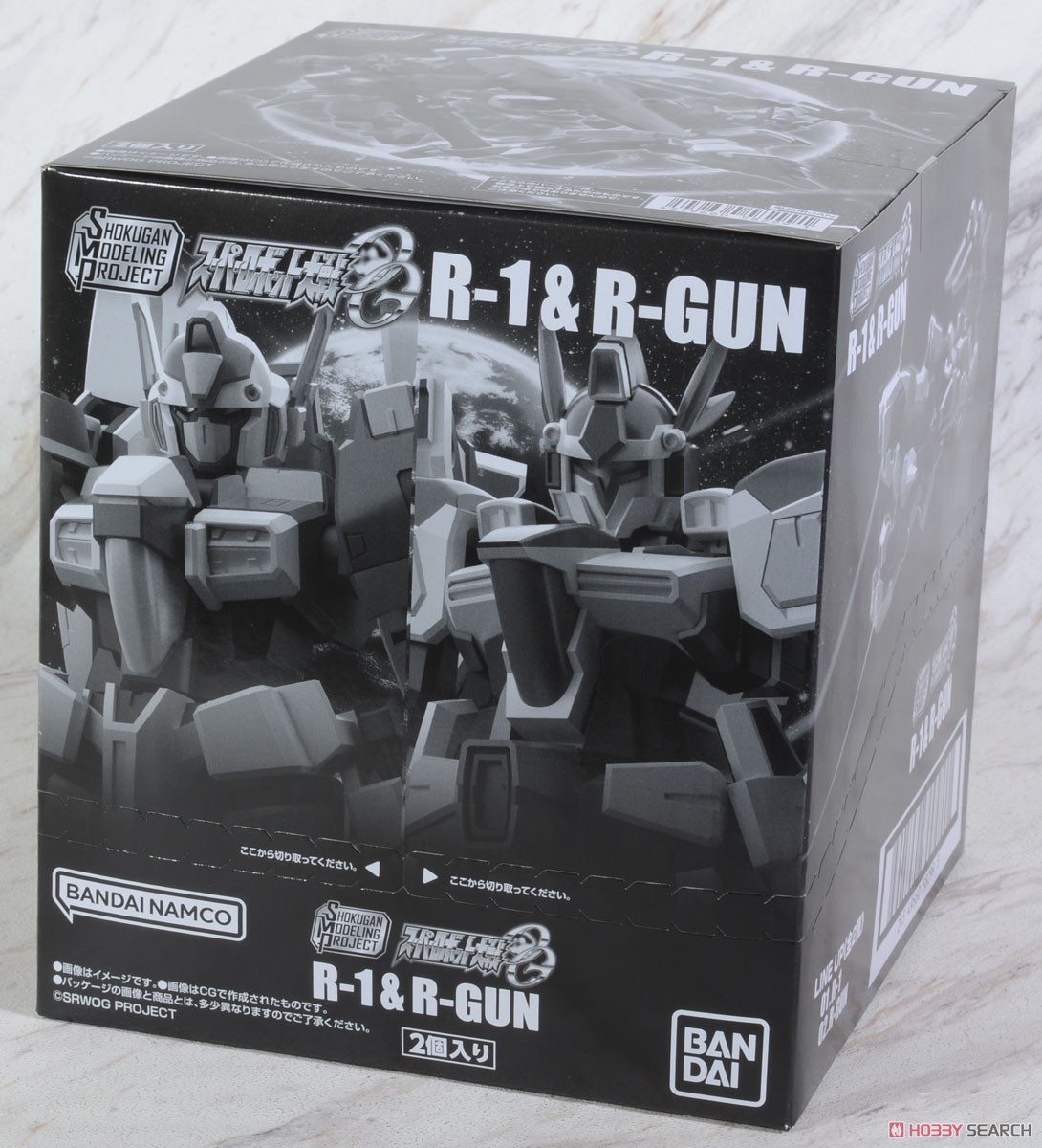 SMP [SHOKUGAN MODELING PROJECT] SUPER ROBOT WARS OG R-1 & R-GUN W/O GUM 4549660582991