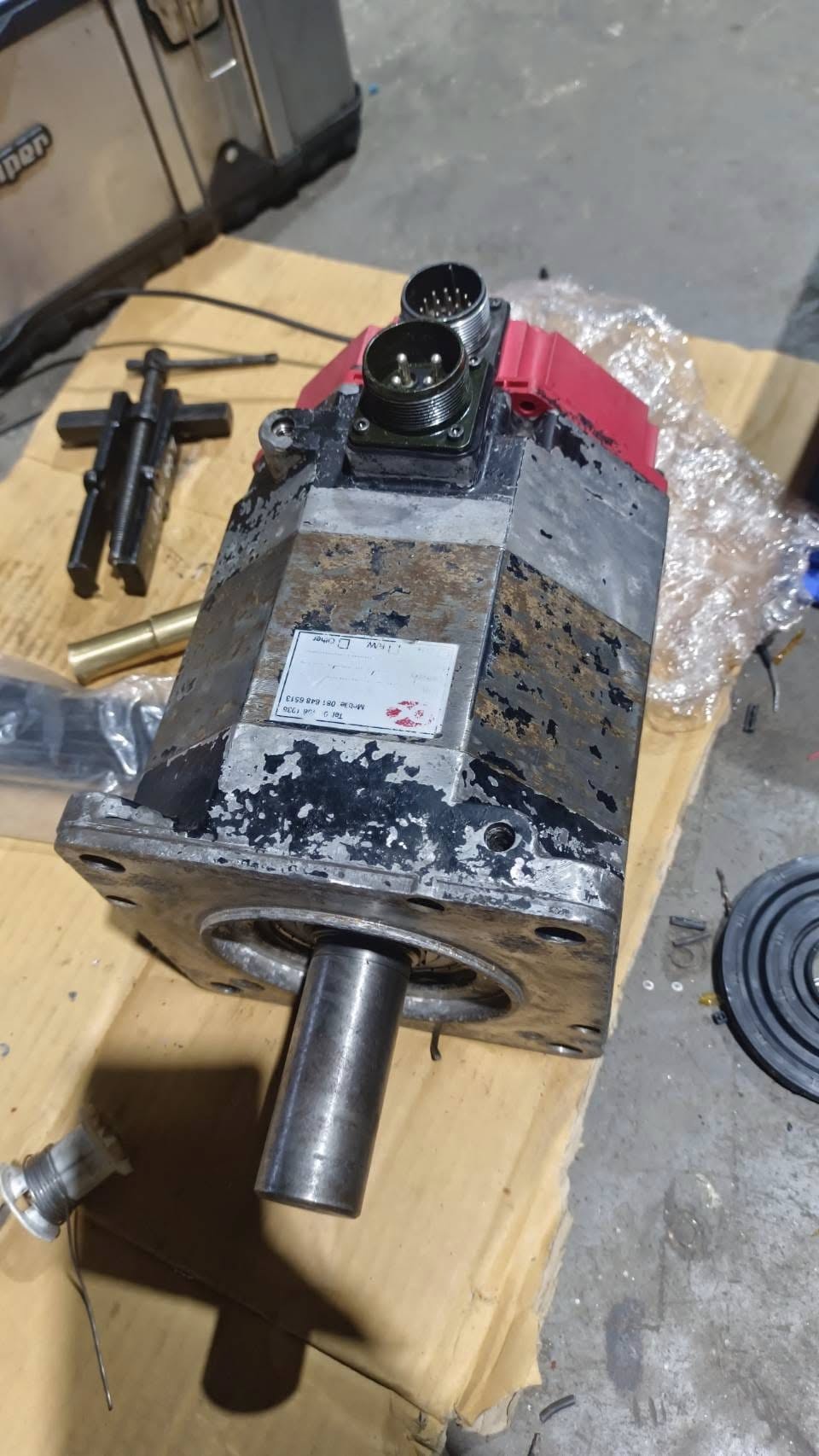 งานซ่อม Servo motor 2 ลูก ของ Fanuc