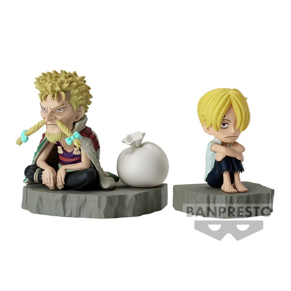 Banpresto 4983164889000 WCF One Piece-Log Stories-Sanji & Zeff