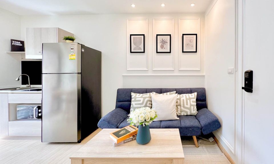 ปล่อยเช่าคอนโด The Tree Onnut Station (เดอะทรี อ่อนนุช สเตชั่น) - 1ห้องนอน 1ห้องน้ำ 1ห้องนั่งเล่น - ใกล้ BTS อ่อนนุช - ขนาดห้อง 26 ตรม. ชั้น 3