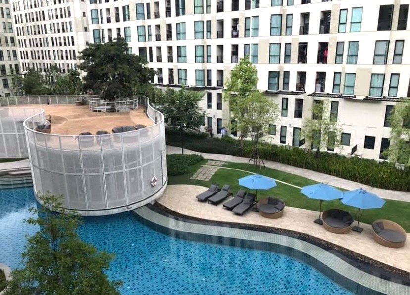 ปล่อยเช่าคอนโด Unio Sukhumvit 72 (ยูนิโอ สุขุมวิท 72) - แต่งสวยน่าอยู่ 1ห้องนอน 1ห้องน้ำ 1ห้องนั่งเล่น - ใกล้ BTS แบริ่ง - ขนาดห้อง 28 ตรม. ชั้น 4 ตึก D