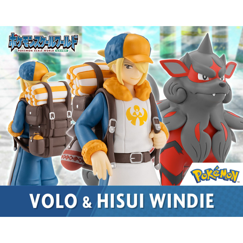 Preorderเข้า12/2025-1/2026 รบกวนสั่งแยกกับสินค้ารายการอื่นครับ 4570117924804 POKÉMON SCALE WORLD HISUI REGION VOLO & ARCANINE (HISUIAN FORM) W/O GUM สำเนา