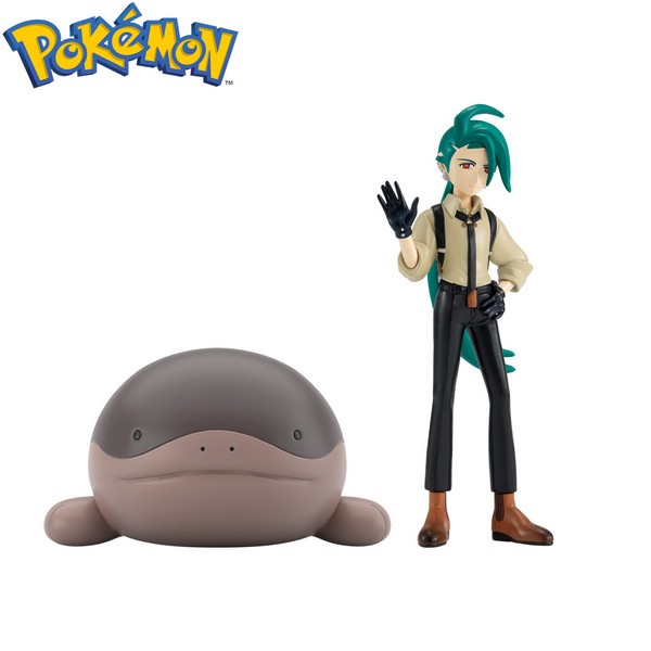 bandai candty toy 4570117914133 POKeMON SCALE WORLD PALDEA REGION RIKA & CLODSIRE W/O
