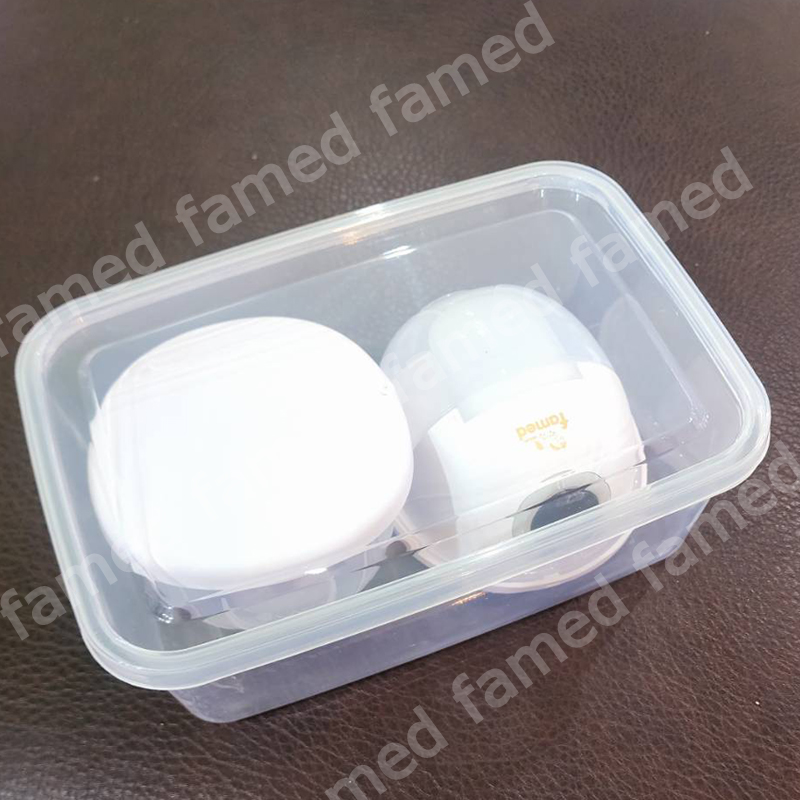 กล่องเก็บกรวยปั๊มนม Food grade ฺBPA FREE ทนร้อน 110องศา ทนเย็น -10องศา