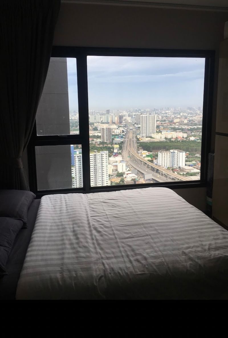 ปล่อยเช่าคอนโด The Politan Rive (เดอะ โพลิแทน รีฟ) - เฟอร์เครื่องใช้ไฟฟ้าครบครั้น - ใกล้ MRTพระนั่งเกล้า/ตลาดต้นสัก