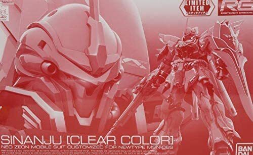 Bandai 4573102632050 [Event Limited] RG 1/144 Sinanju [Clear Color] Gundam plastic model