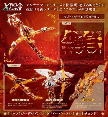 Preorderเข้า 1-2/2026 รบกวนสั่งแยกกับสินค้ารายการอื่นครับ Kotobukiya 4934054028788 XenoAlma Blaze Ophis