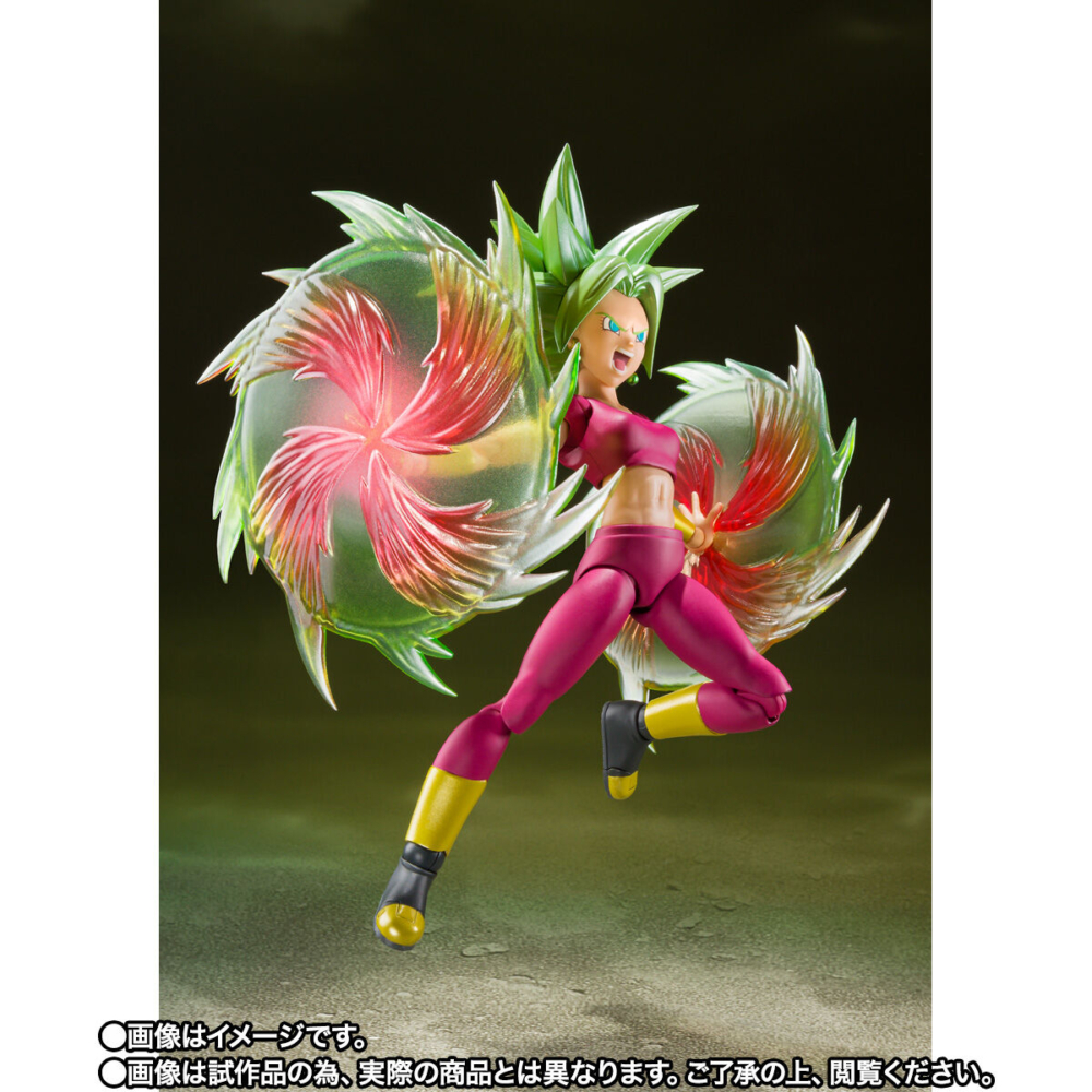 (เหลือ1ชิ้น ทักแชทก่อนโอน) 4573102620606 (p-bandai) s.h.figuarts super saiyan kefla-dragon ball