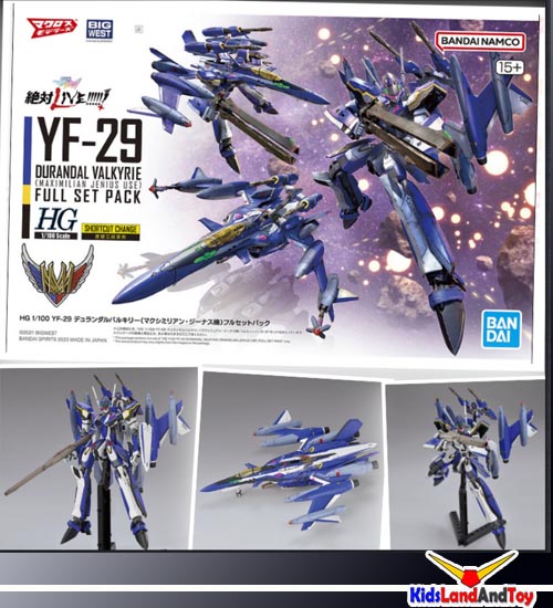 4573102656919 HG 1/100 YF-29 DURANDAL VALKYRIE (MAXIMILIAN JENIUS USE) FULL SET PACK WATER DECALS โมเดลประกอบ