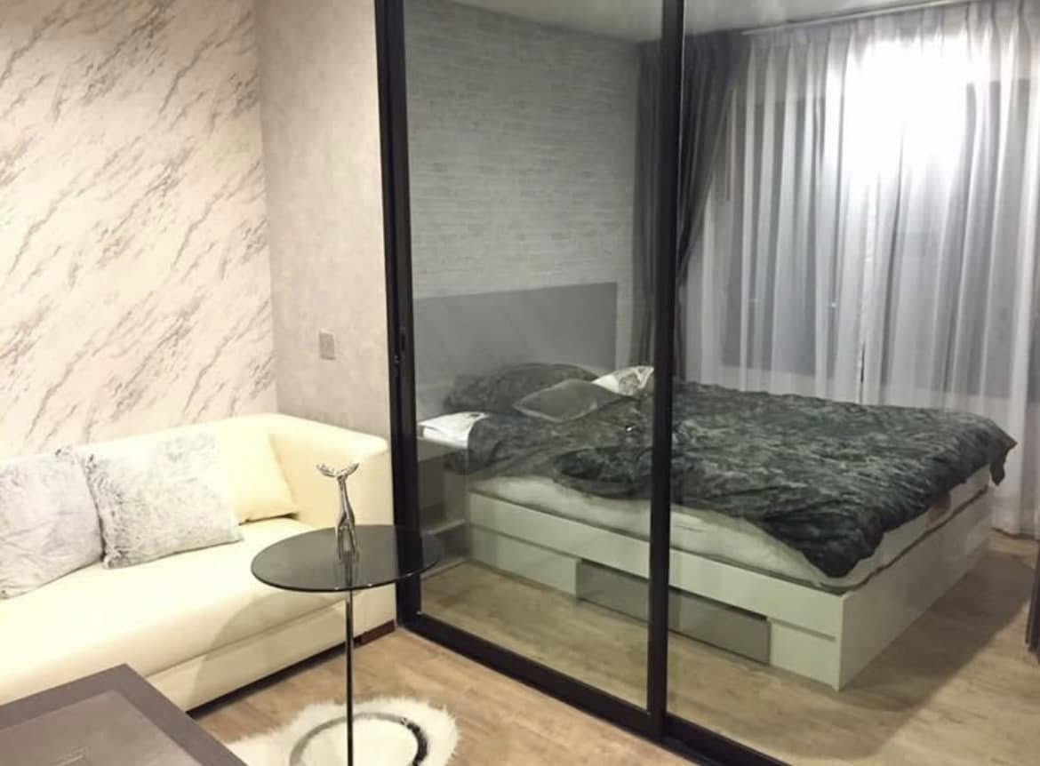 ปล่อยเช่า H2 Ramindra 21 (เอชทู รามอินทรา 21) - โซนพื้นที่ MRT ลาดปลาเค้า 1ห้องนอน 1ห้องน้ำ - ขนาดห้อง 22.48 ตรม. ชั้น 8 ตึก glass - ให้เช่า 7,000 ต่อเดือน