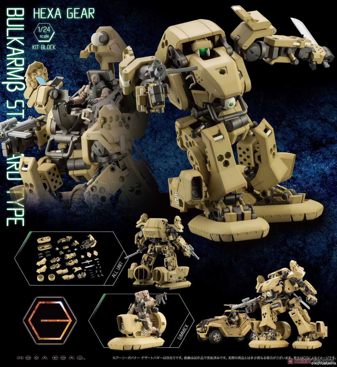 kotobukiya 4934054064953 Hexa Gear Bulkarm Beta Standard Type