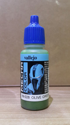 mecha vallejo 69. 028 olive green 17 ml.