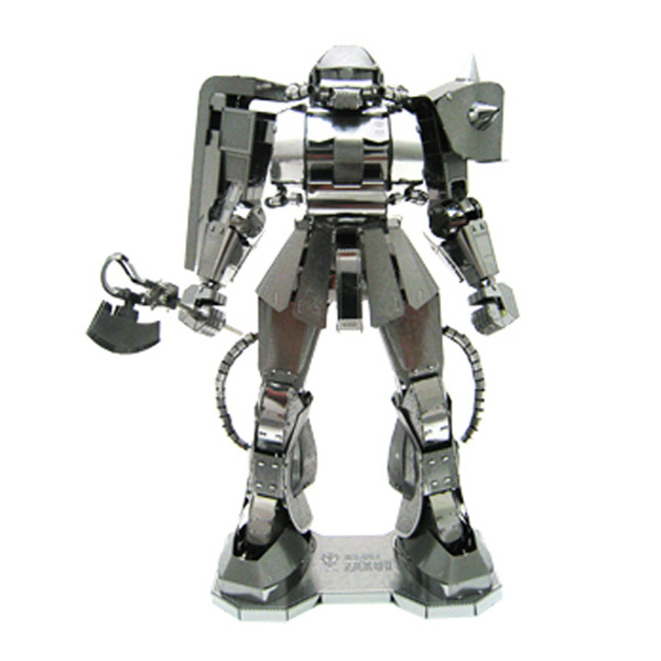 Metallic Nano Puzzle Premium Series Gundam MetananoP Zaku II silver
