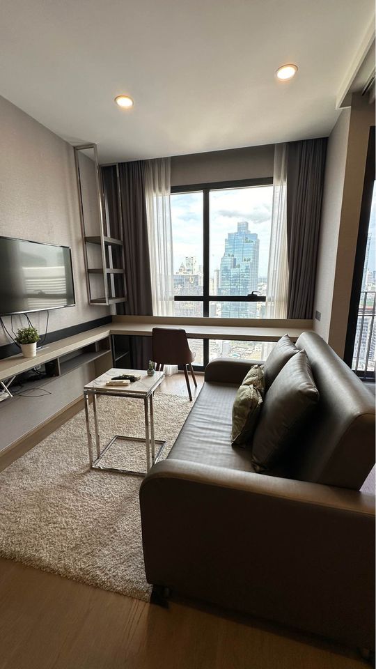 ปล่อยเช่าคอนโด Ashton Chula - Silom (แอชตัน จุฬา - สีลม) - ชั้นสูงวิวสวย 1ห้องนอน 1ห้องน้ำ 1ห้องนั่งเล่น - ใกล้ MRT สามย่าน/จุฬา - ขนาดห้อง 34.5 ตรม. ชั้น 34