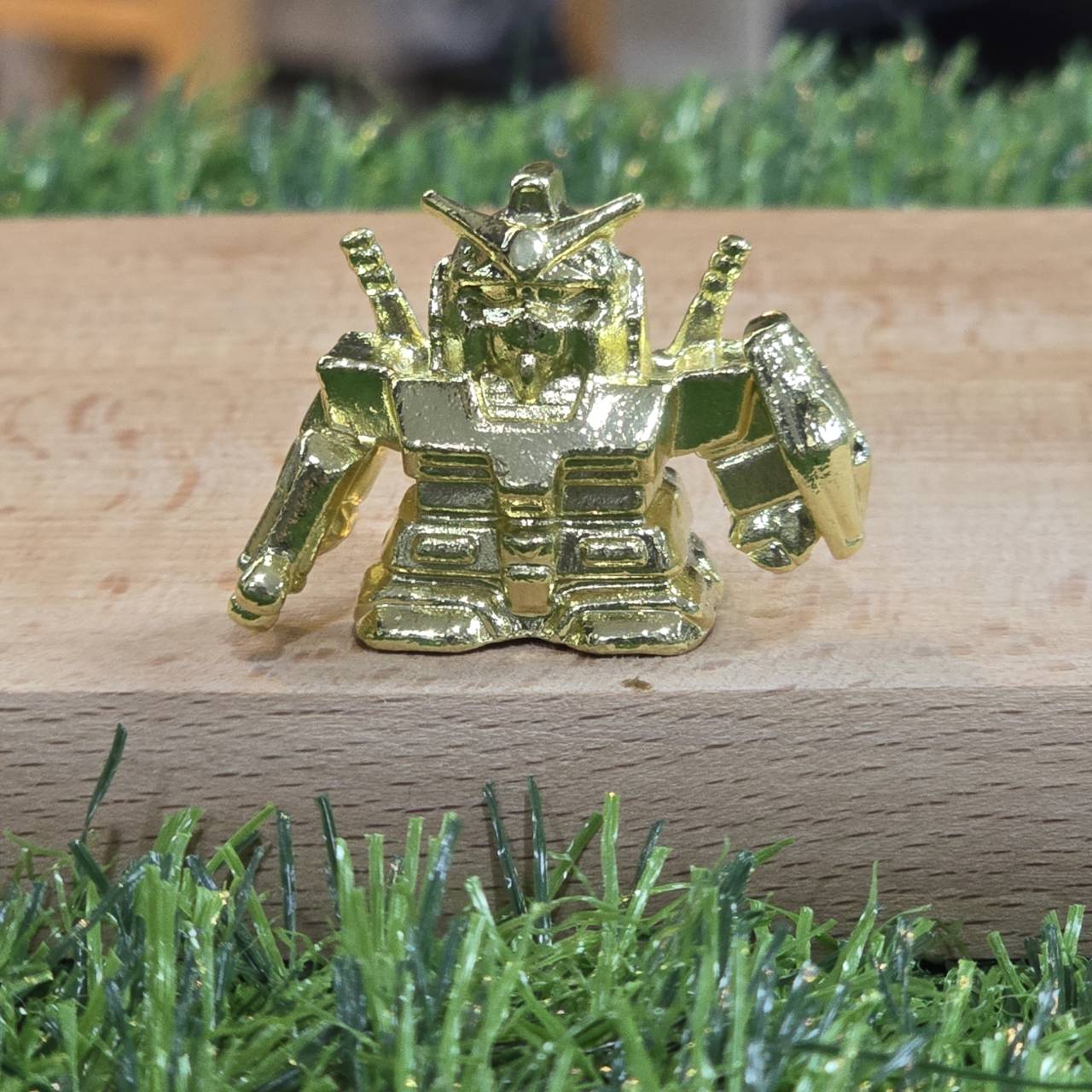 Gashapon Bandai 2111256803 01ทอง Rx-78-2 gundam gold Mobile Suit Gundam Diecast Gashapon Warriors Series