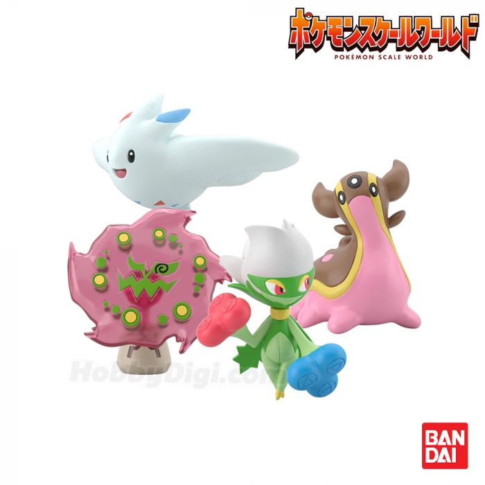 Preorderเข้า12/2025-1/2026 รบกวนสั่งแยกกับสินค้ารายการอื่นครับ 4570117926761 POKÉMON SCALE WORLD SINNOH REGION ROSERADE & GASTRODON (WEST SEA) & SPIRITOMB & TOGEKISS W/O GUM