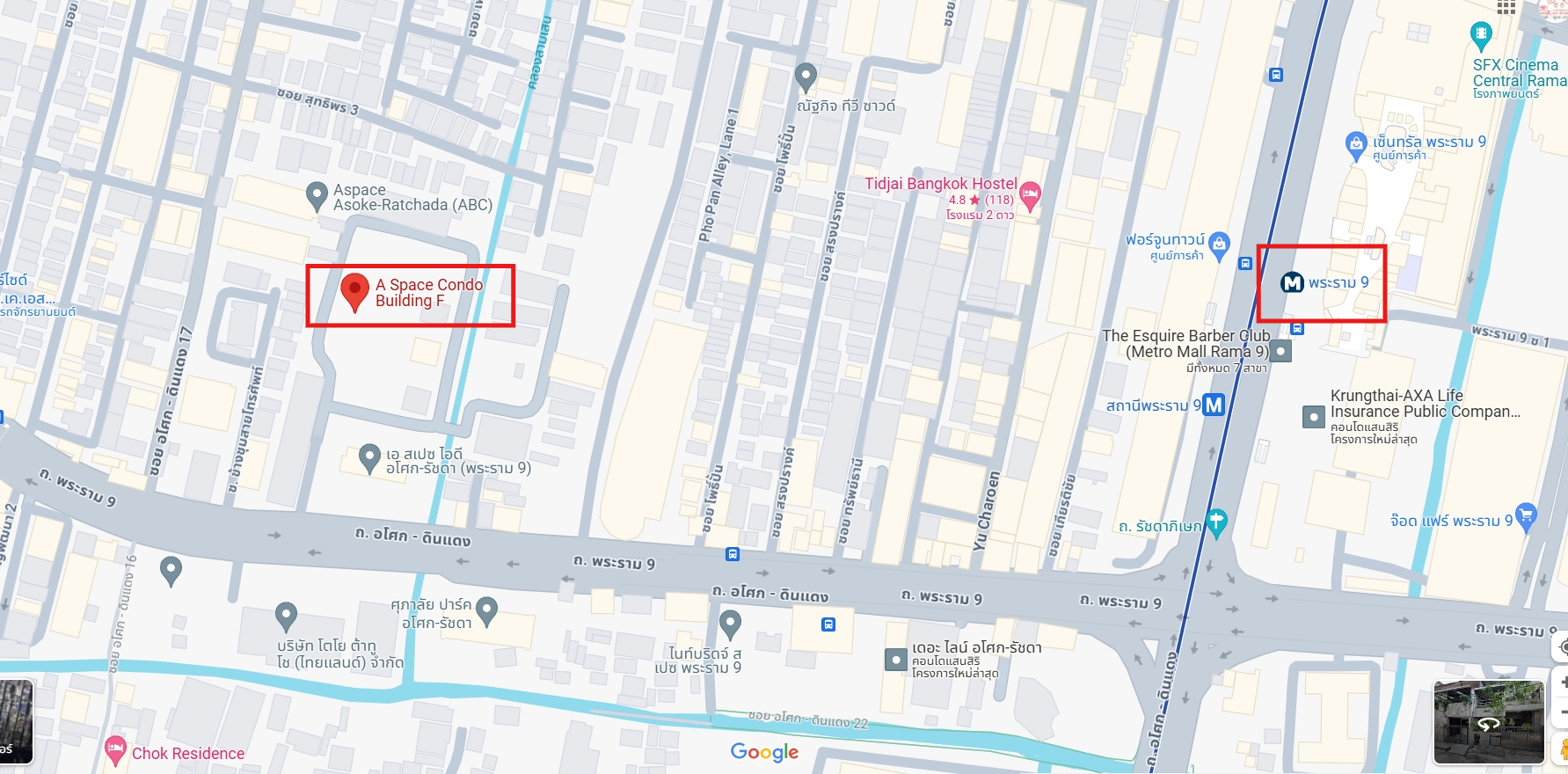 ปล่อยเช่าคอนโด A Space Asoke - Ratchada (เอ สเปซ อโศก - รัชดา) - 1ห้องนอน 1ห้องน้ำ 1ห้องนั่งเล่น - ใกล้ MRT พระราม 9 / มศว. / เซ็นทรัล - ขนาดห้อง 35 ตรม. ชั้น 14 ตึก F