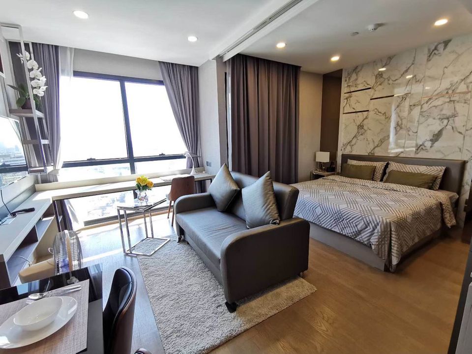 ปล่อยเช่าคอนโด Ashton Chula - Silom (แอชตัน จุฬา - สีลม) - ชั้นสูงวิวสวย 1ห้องนอน 1ห้องน้ำ 1ห้องนั่งเล่น - ใกล้ MRT สามย่าน/จุฬา - ขนาดห้อง 34.5 ตรม. ชั้น 34