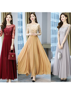 kudapy กล่องสุ่มเดรสไปงาน เดรสไปงานแต่ง แจ้งขนาดไซต์ให้แม่ค้าได้ค่ะ เลือกแบบไม่ได้นะคะ