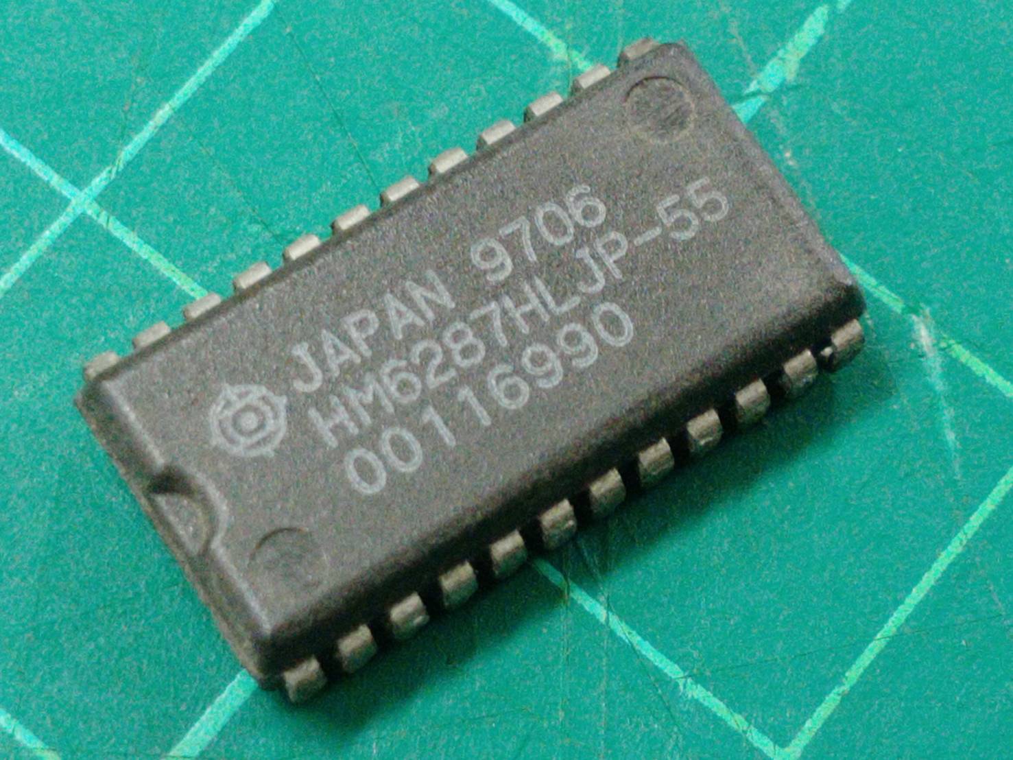 HM6287HLJP-55 high-speed static RAM