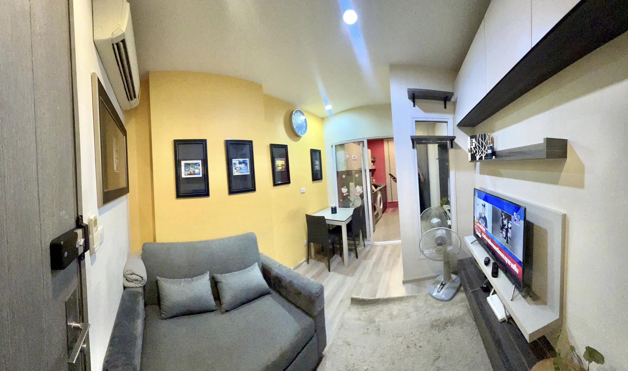 ปล่อยเช่าคอนโด Centric Ratchada-Huai Khwang (เซ็นทริค รัชดา-ห้วยขวาง) - 1ห้องนอน 1ห้องครัว 1ห้องน้ำ 1ห้องนั่งเล่น - ใกล้ MRT ห้วยขวาง - ขนาดห้อง 30 ตรม. ชั้น 17